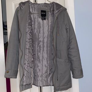 Gray lined fall/winter jacket